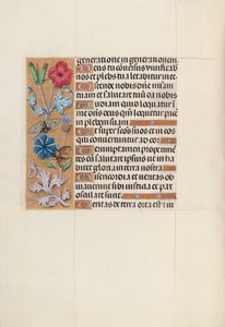 Stundenbuch der Königin Isabella der Katholischen, Königin von Spanien: Fol. 128v, um 1500 von Master of the First Prayerbook of Maximillian