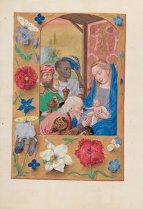 Stundenbuch der Königin Isabella der Katholischen, Königin von Spanien: Fol. 136v, Anbetung der Könige, um 1500
