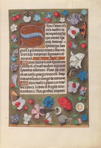 Stundenbuch der Königin Isabella der Katholischen, Königin von Spanien: Fol. 15r, um 1500 von Master of the First Prayerbook of Maximillian