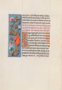 Stundenbuch der Königin Isabella der Katholischen, Königin von Spanien: Fol. 161v, um 1500. von Master of the First Prayerbook of Maximillian