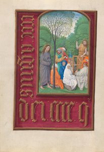 Stundenbuch der Königin Isabella der Katholischen, Königin von Spanien: Fol. 169v, St. Johannes der Täufer von Master of the First Prayerbook of Maximillian