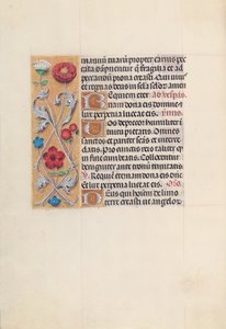 Stundenbuch der Königin Isabella der Katholischen, Königin von Spanien: Fol. 28v von Master of the First Prayerbook of Maximillian