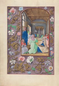 Stundenbuch der Königin Isabella der Katholischen, Königin von Spanien: Fol. 31v, Pfingsten, um 1500 von Master of the First Prayerbook of Maximillian