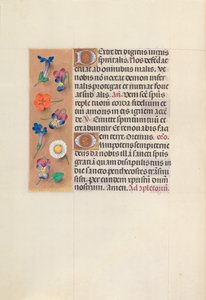 Stundenbuch der Königin Isabella der Katholischen, Königin von Spanien: Fol. 35v, um 1500 von Master of the First Prayerbook of Maximillian