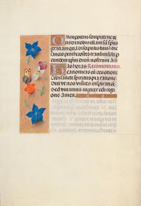 Stundenbuch der Königin Isabella die Katholische, Königin von Spanien: Fol. 36v, ca. 1500 von Master of the First Prayerbook of Maximillian