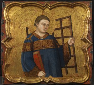 St. Laurentius, ca. 1335 von Master of the Fogg Pieta