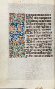 Stundenbuch Gebrauch von Rouen: fol. 110v, ca. 1470 von Master of the Geneva Latini