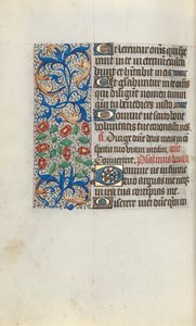 Stundenbuch Gebrauch von Rouen: fol. 111v, ca. 1470 von Master of the Geneva Latini