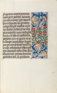 Stundenbuch Gebrauch von Rouen: fol. 24r, um 1470 von Master of the Geneva Latini