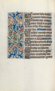 Stundenbuch Gebrauch von Rouen: fol. 45v, um 1470 von Master of the Geneva Latini