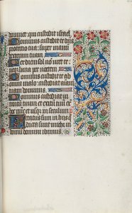 Stundenbuch Gebrauch von Rouen: fol. 62r, um 1470 von Master of the Geneva Latini