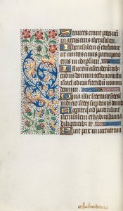 Stundenbuch Gebrauch von Rouen: fol. 62v, ca. 1470 von Master of the Geneva Latini