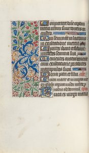 Stundenbuch Gebrauch von Rouen: fol. 72v, um 1470 von Master of the Geneva Latini