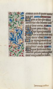 Stundenbuch Gebrauch von Rouen: fol. 76v, ca. 1470 von Master of the Geneva Latini