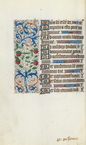 Stundenbuch Gebrauch von Rouen: fol. 94v, ca. 1470 von Master of the Geneva Latini
