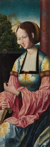 Heilige Barbara, um 1520 von Master of the Holy Blood