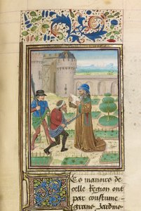 Der Tod von Parmenion, ca. 1470-1475 von Master of the Jardin de vertueuse consolation