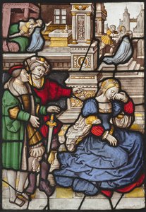 Die Geschichte von Lucretia, um 1530 von Master of the Kanis Triptych
