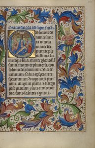 Initial O: Die Pietà von Master of the Lee Hours