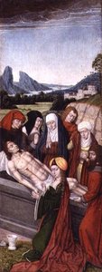 Die Grablegung von Master of the Legend of St. Ursula (circle)