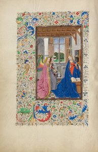 Die Verkündigung von Master of the Llangattock Hours