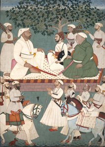 Maharaja Sidh Sen empfängt eine Botschaft