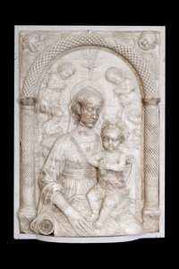 Madonna mit Kind und Engeln, ca. 1460