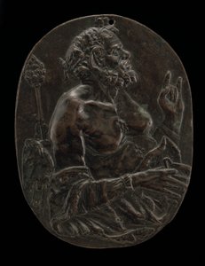 Ein Satyr, spätes 15. oder frühes 16. Jahrhundert von Master of the Martelli Mirror