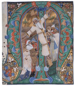 Die Kreuzigung des heiligen Andreas von Master of the Murano Gradual
