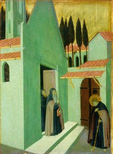 Der heilige Antonius verlässt sein Kloster