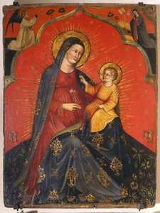 Madonna mit Kind und Verkündigung, ca. 1390