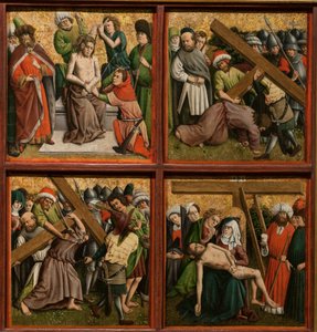 Altarbild mit der Passion Christi, um 1440er von Master of the Schlägl Altarpiece