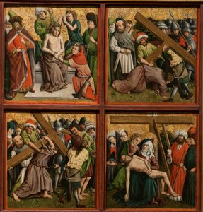 Altarbild mit der Passion Christi, um 1440er Jahre von Master of the Schlägl Altarpiece