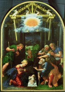 Die Anbetung der Hirten von Master of the Twelve Apostles