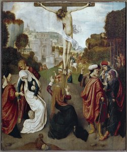 Kreuzigung von Master of the Virgo Inter Virgines