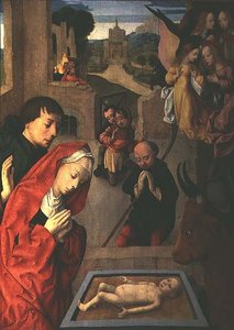 Die Geburt Christi, 1500 von Master of the Virgo Inter Virgines