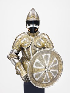 Halbrüstung und Targe für den Fußdienst, ca. 1600
