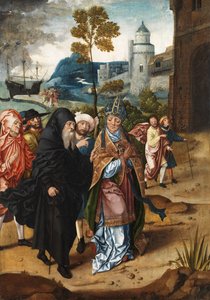 Bischof und ein Einsiedlerheiliger, ca. 1510-20