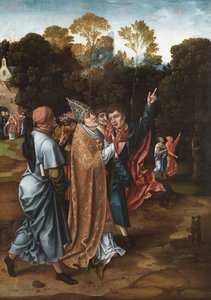 Vision des Bischofs, ca. 1510-20 von Master of the von Groote Adoration