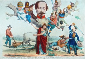 Allegorie Italiens während des Risorgimento