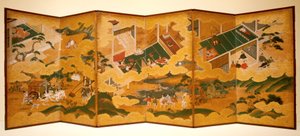 Geschichten von Genji, ca. 1650 von Matabei Iwasa