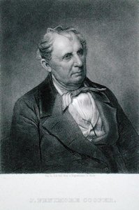 James Fenimore Cooper (1789-1851) (gestochen von Henry Bryan Hall nach einem Daguerreotyp) von Mathew (after) Brady