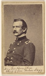 Maj. Gen. Andrew Atkinson Humphreys. Chef des Stabes von Gen. Meade.