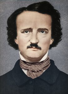 Edgar Allan Poe, ca. 1840, 1939 von Mathew B. Brady