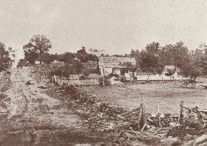 General Meades Hauptquartier während der Schlacht von Gettysburg von Mathew Brady