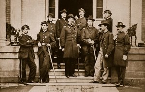 General O. B. Wilcox und Stab, 1861-65