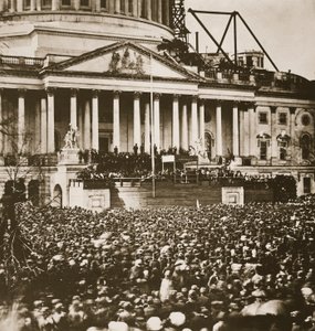 Amtseinführung von Präsident Lincoln, 4. März 1861