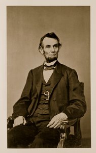 Porträt von Abraham Lincoln (1809-65)