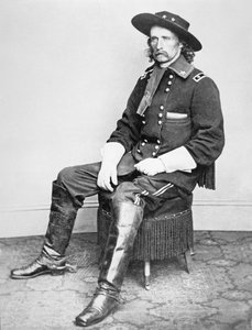 Porträt von General Armstrong Custer (1839-1876) von Mathew Brady
