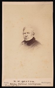 Porträt von William Winston Seaton 1785-1866, vor 1866